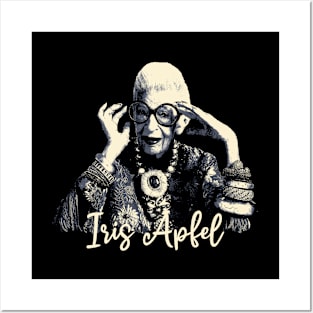 Iris Apfel Retro Graphic Art Posters and Art